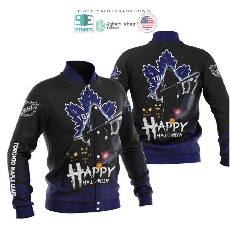 happy halloween grim reaper toronto maple leafs 3d shirt hoodie 3 49194