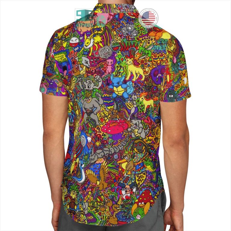 happy pokemon hawaiian shirt shorts 3 6198