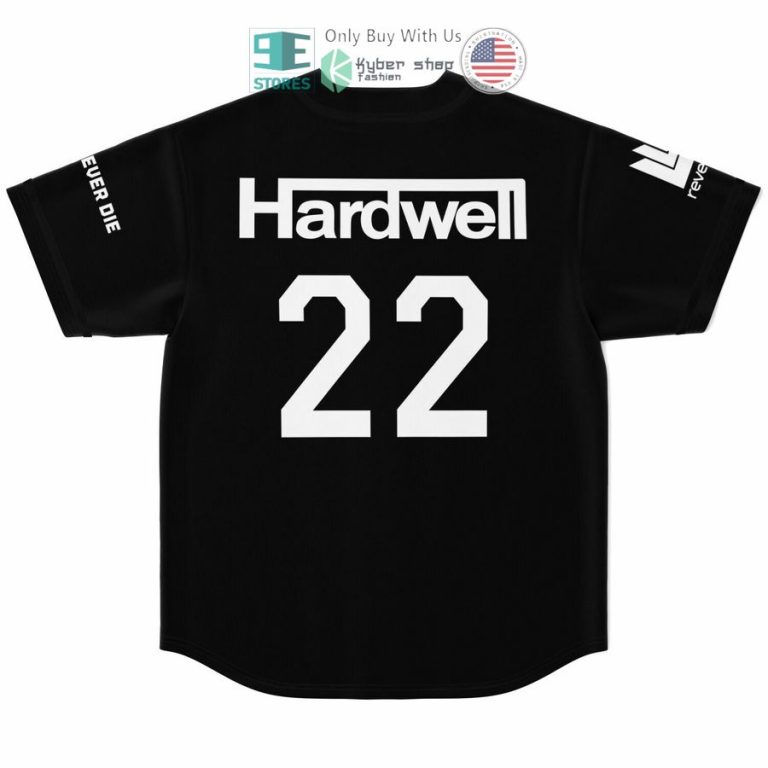 hardwell 22 rebels never die black baseball jersey 2 40142