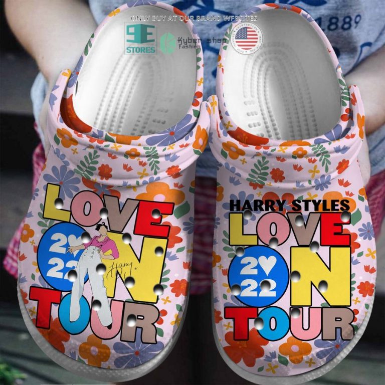 harry styles love on tour 2022 crocs crocband shoes 1 18797