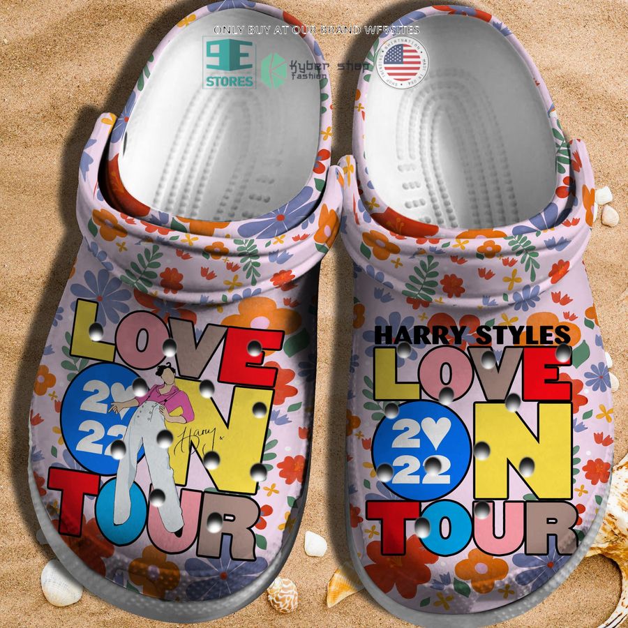 harry styles love on tour 2022 crocs crocband shoes 2 92587