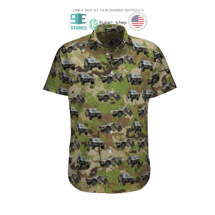 hawkei pmv australian army hawaiian shirt shorts 1 46445
