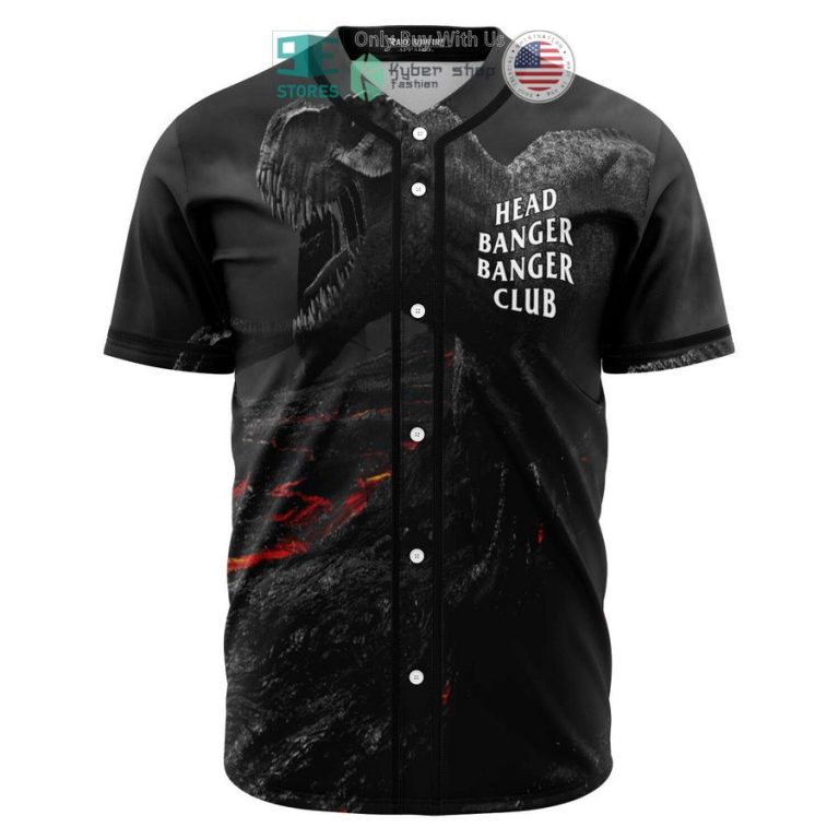 head banger banger club dinosaur baseball jersey 1 46979