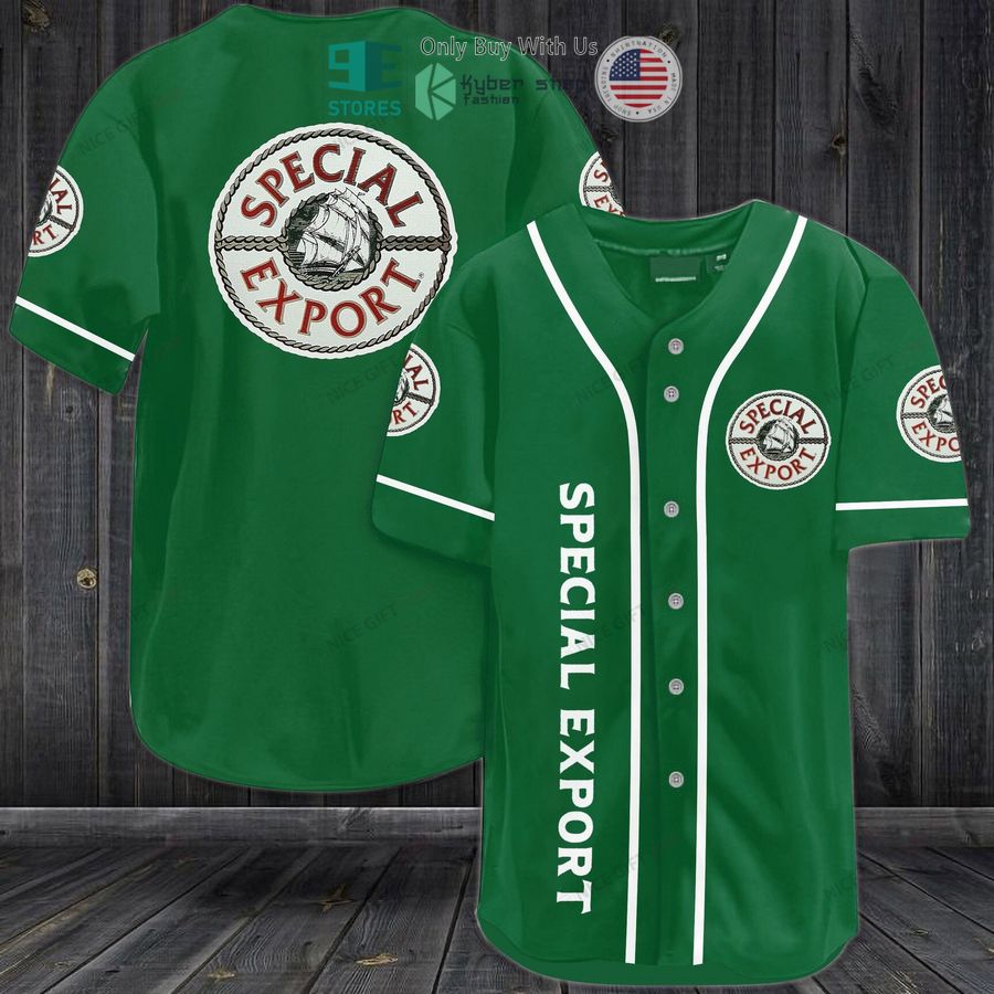 heilemans special export logo green baseball jersey 1 87499