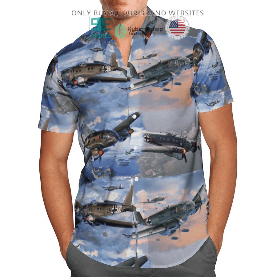 heinkel blue sky hawaiian shirt 2 6358