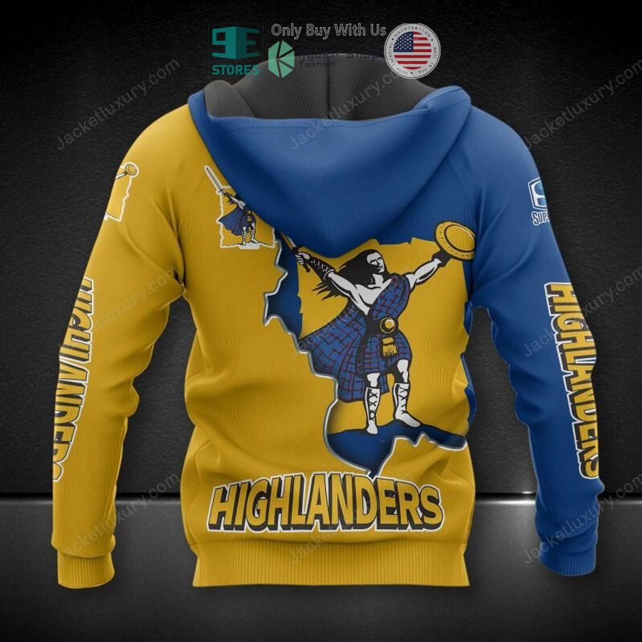 highlanders super rugby mascot 3d hoodie polo shirt 2 41219