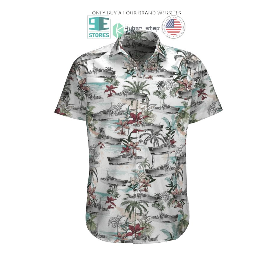 hmas bataan i91 royal australian navy hawaiian shirt shorts 1 89217