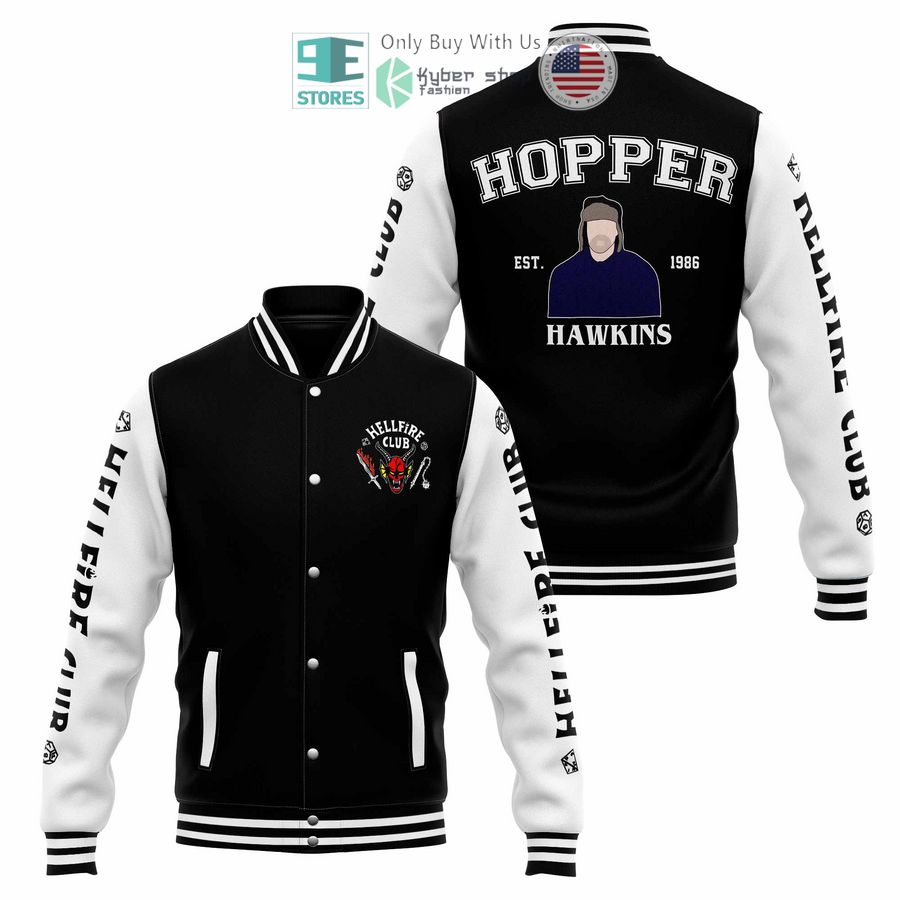 hopper stranger things baseball jacket 1 91640