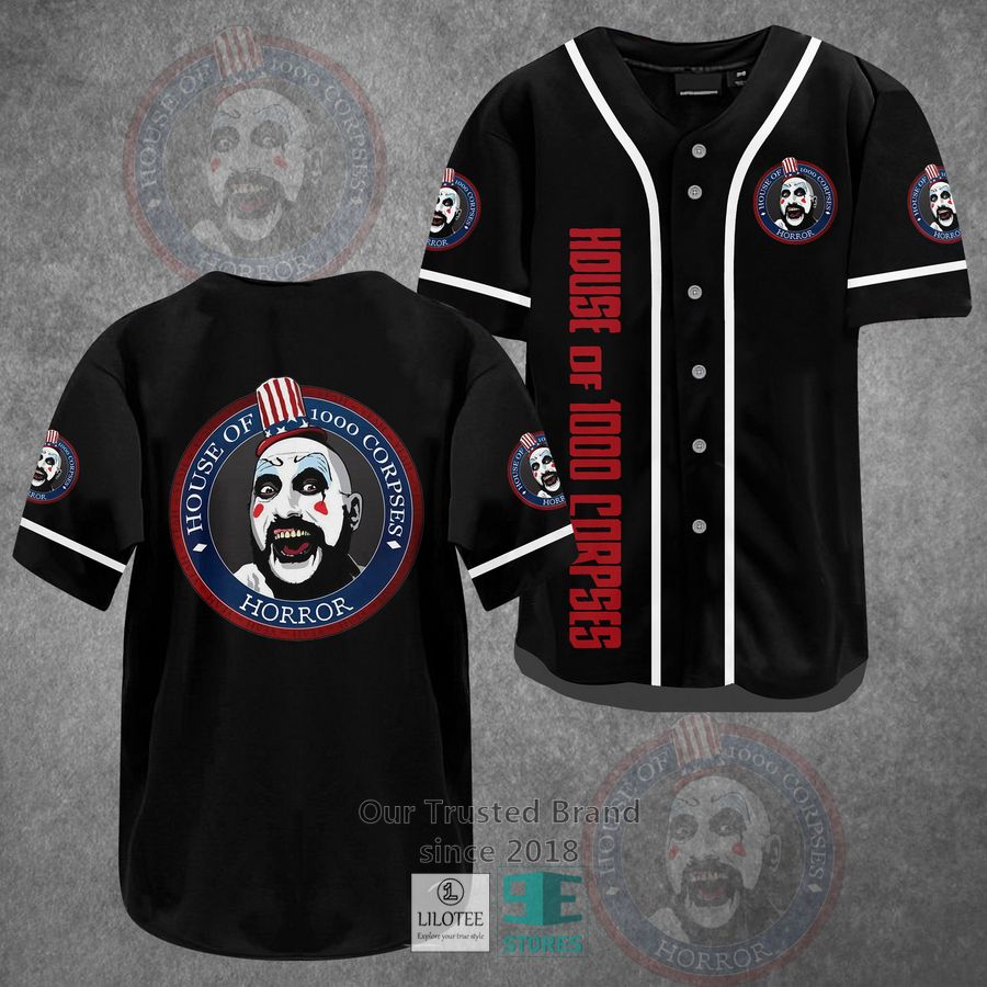 house of 1000 corpses horror movie baseball jersey 1 75104