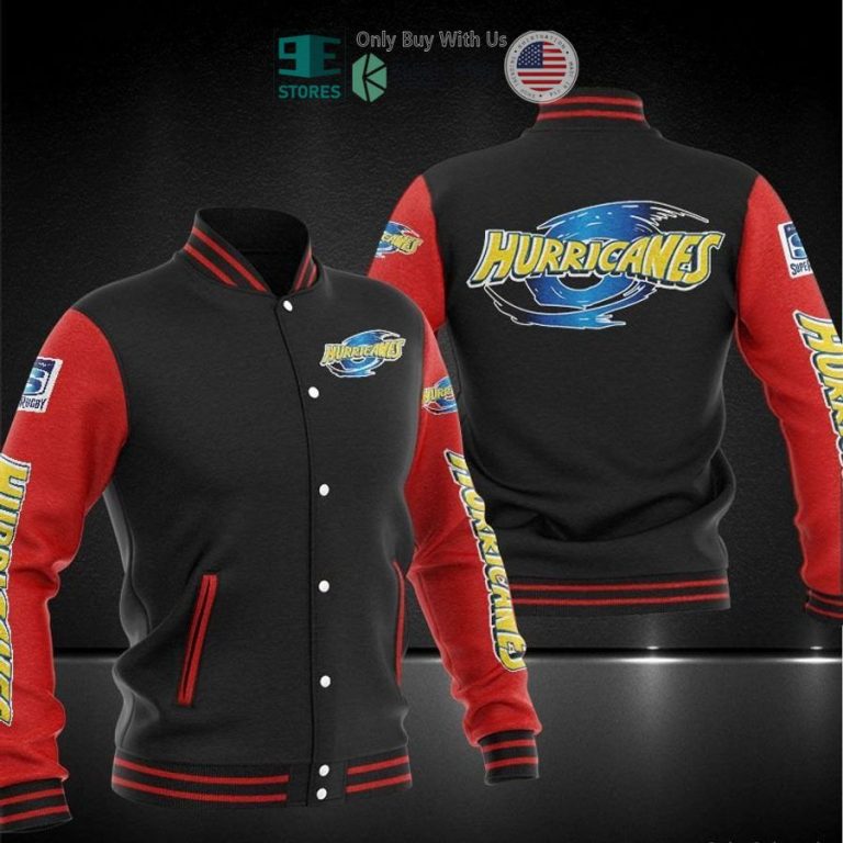 hurricanes super rugby baseball jacket 3 12622