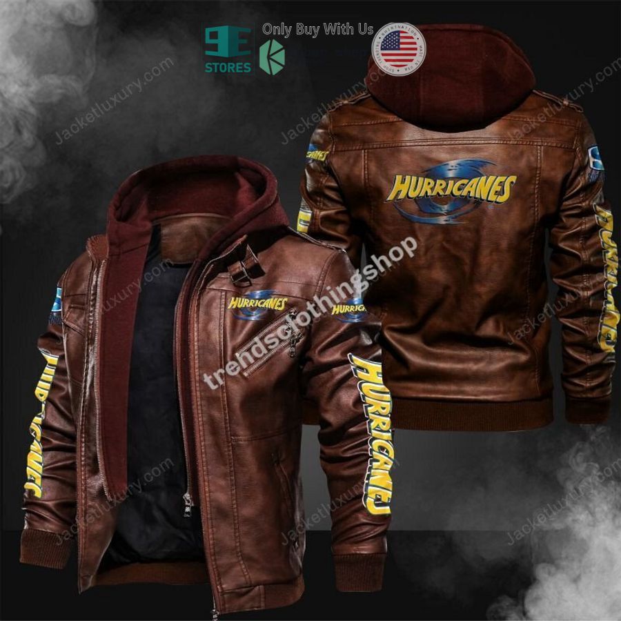 hurricanes super rugby leather jacket 1 66563