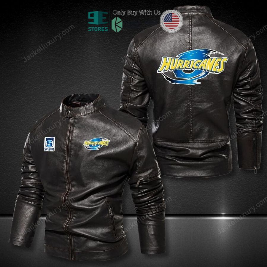 hurricanes super rugby motor leather jacket 1 98247