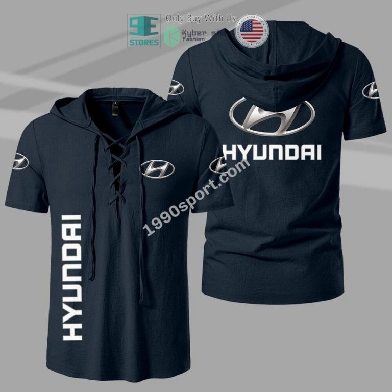 hyundai brand drawstring shirt 3 87450