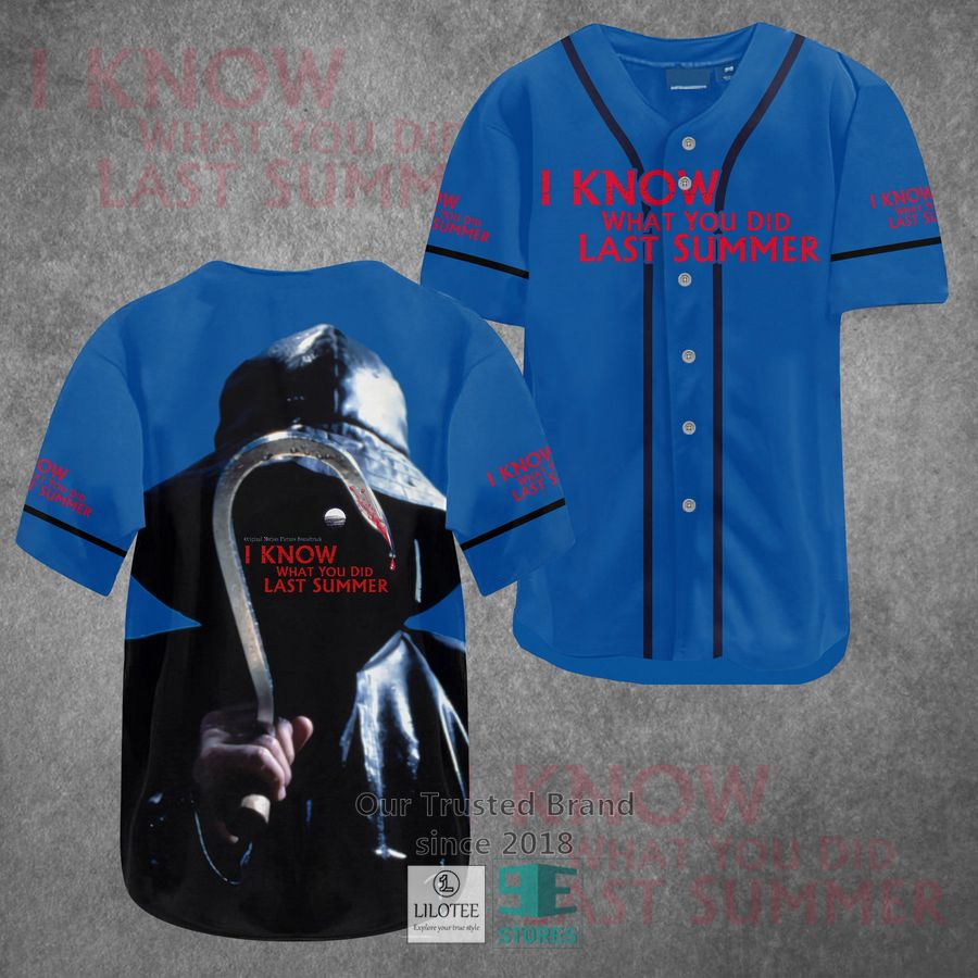 i know what you did last summer horror movie baseball jersey 1 92680