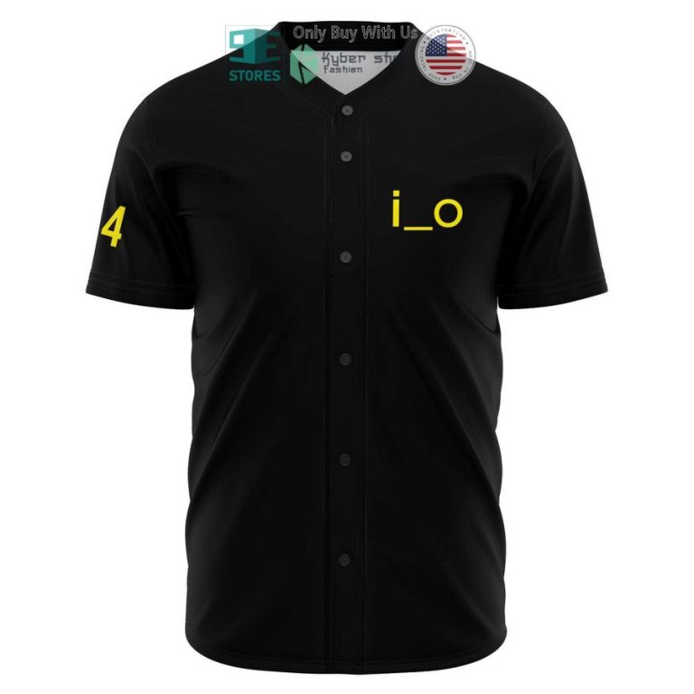 i o acid 444 black baseball jersey 1 83153