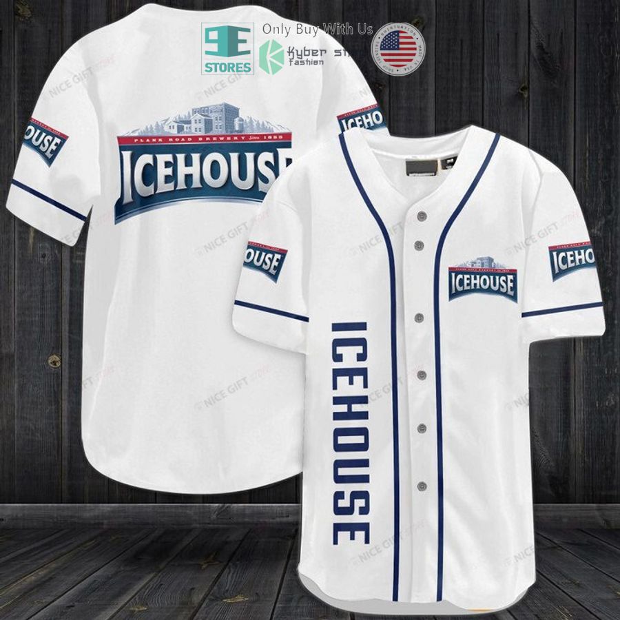 icehouse white baseball jersey 1 10566