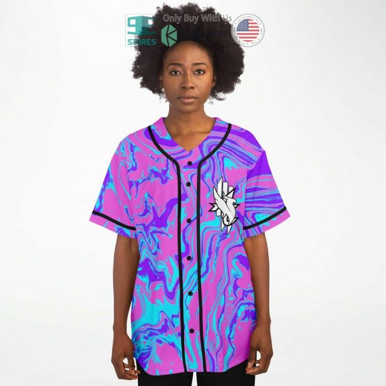 illenium hologram pattern baseball jersey 3 64018