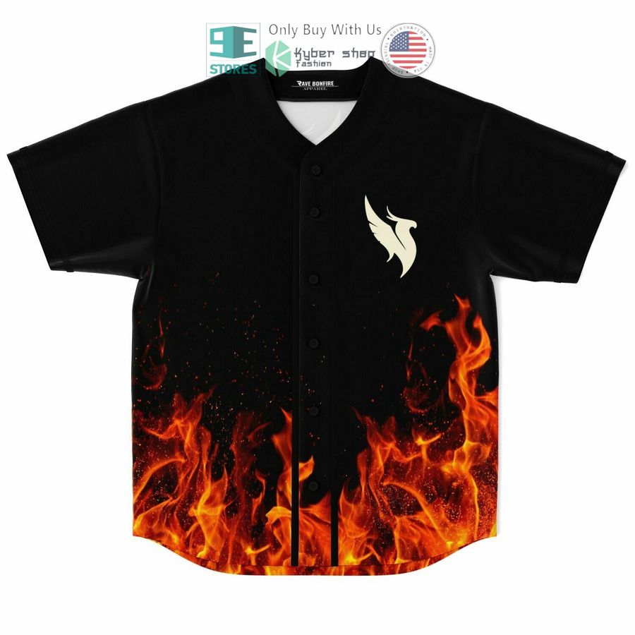 illenium phoenix fire black baseball jersey 1 40735