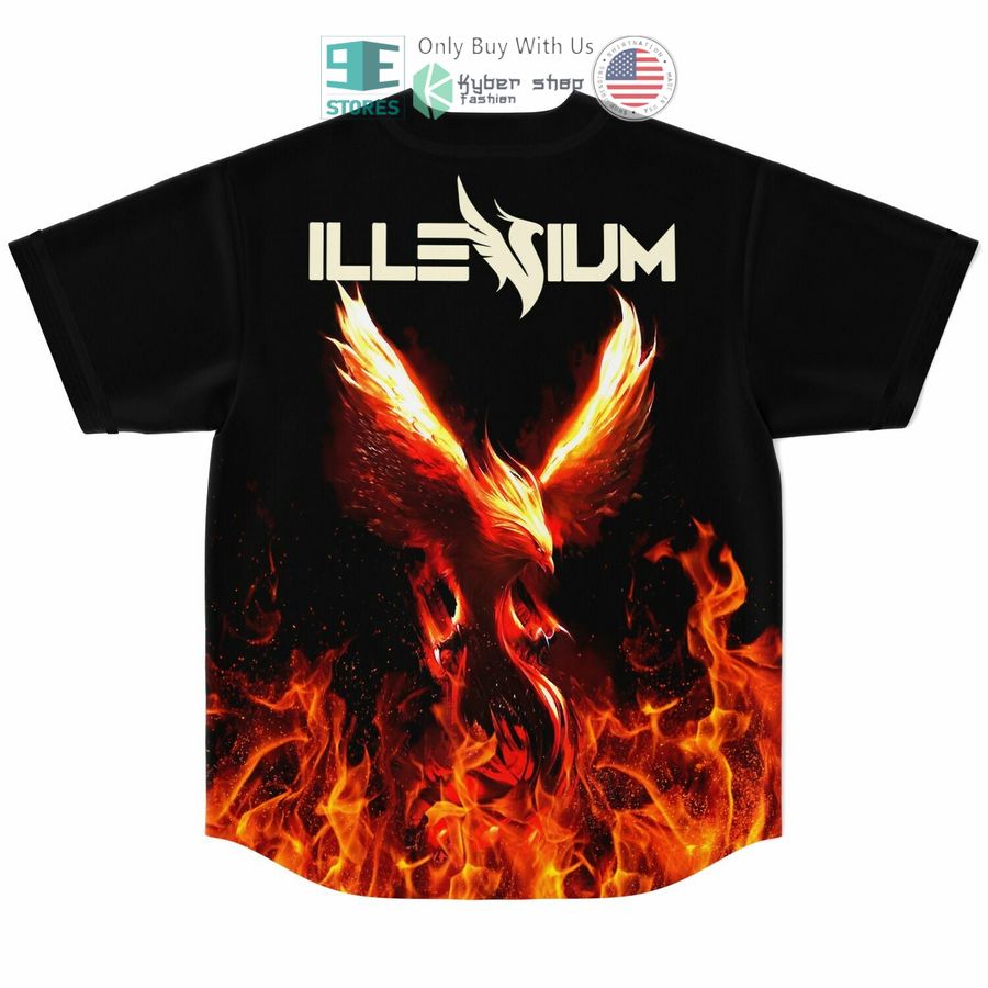 illenium phoenix fire black baseball jersey 2 3955