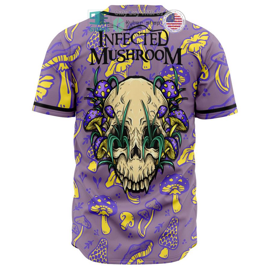 infected mushroom skull baseball jersey 2 3627