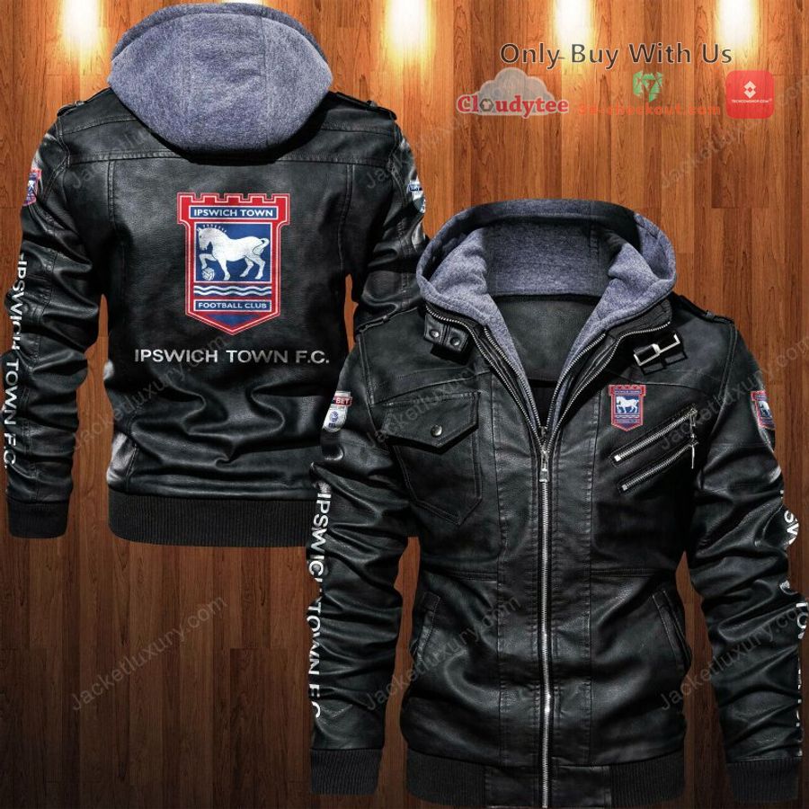 ipswich town f c leather jacket 1 82646