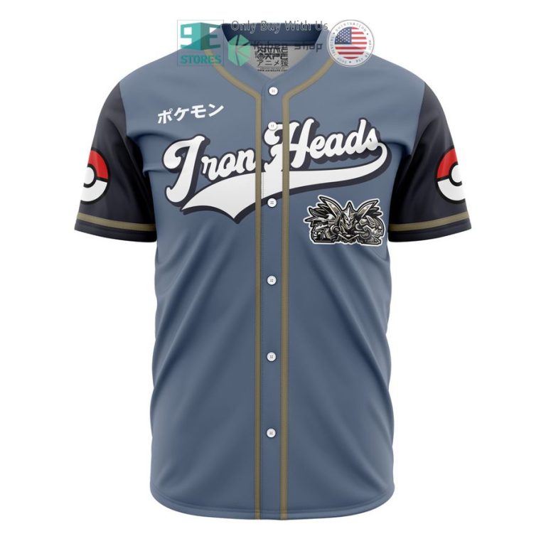 iron heads pokemon baseball jersey 2 99088