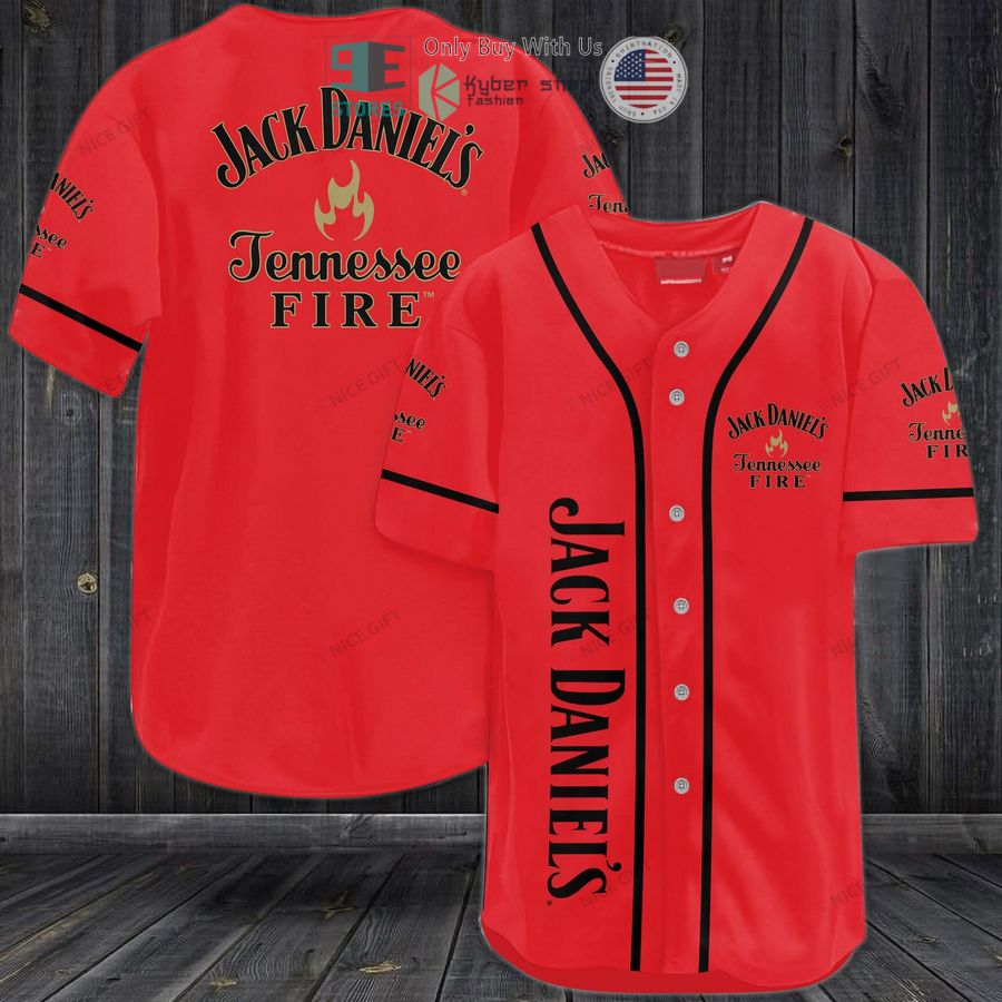 jack daniels tennessee fire red baseball jersey 1 53476