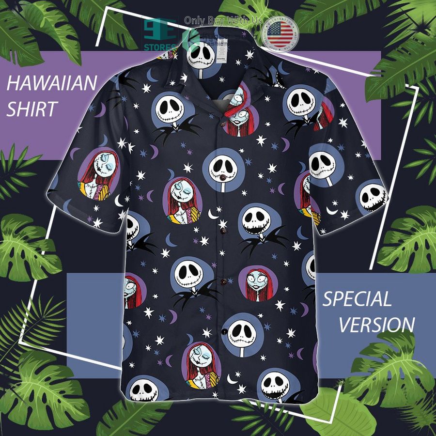 jack skellington sally star moon hawaiian shirt 1 60822
