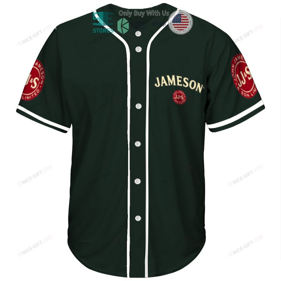 jameson irish whiskey skull united states flag green baseball jersey 2 92189