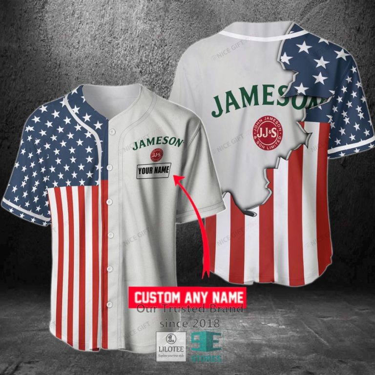 jameson irish whiskey your name baseball jersey 1 60820