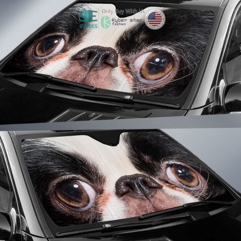 japanese chin eyes car sun shade 2 80923