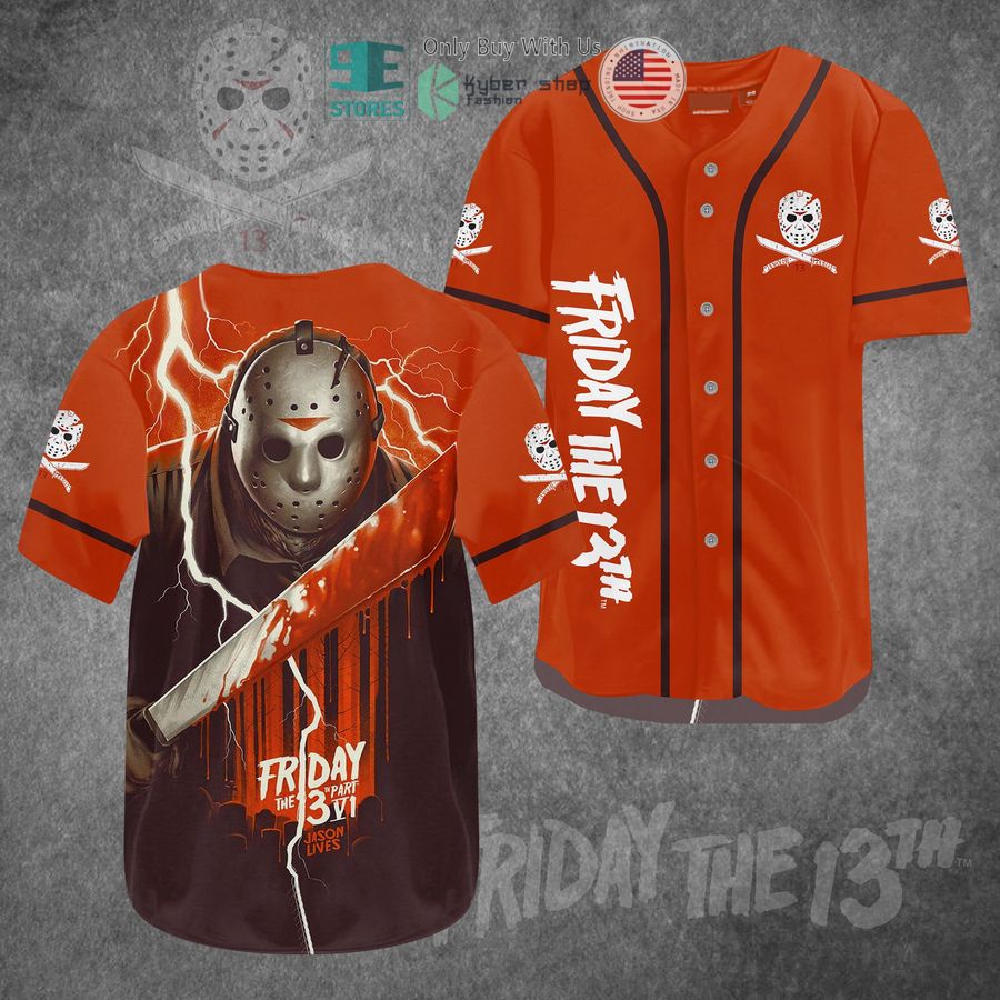 jason voorhees friday the 13th red baseball jersey 1 68680