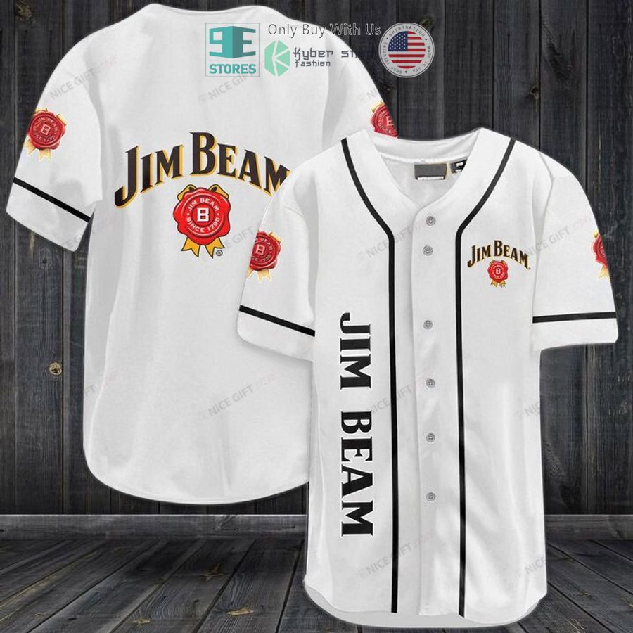 jim beam logo baseball jersey 1 32661