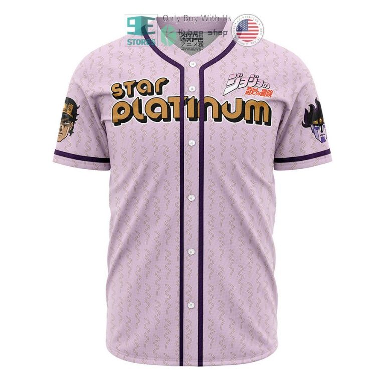 jotaro kujo star platinum jojos bizarre adventure baseball jersey 1 82687