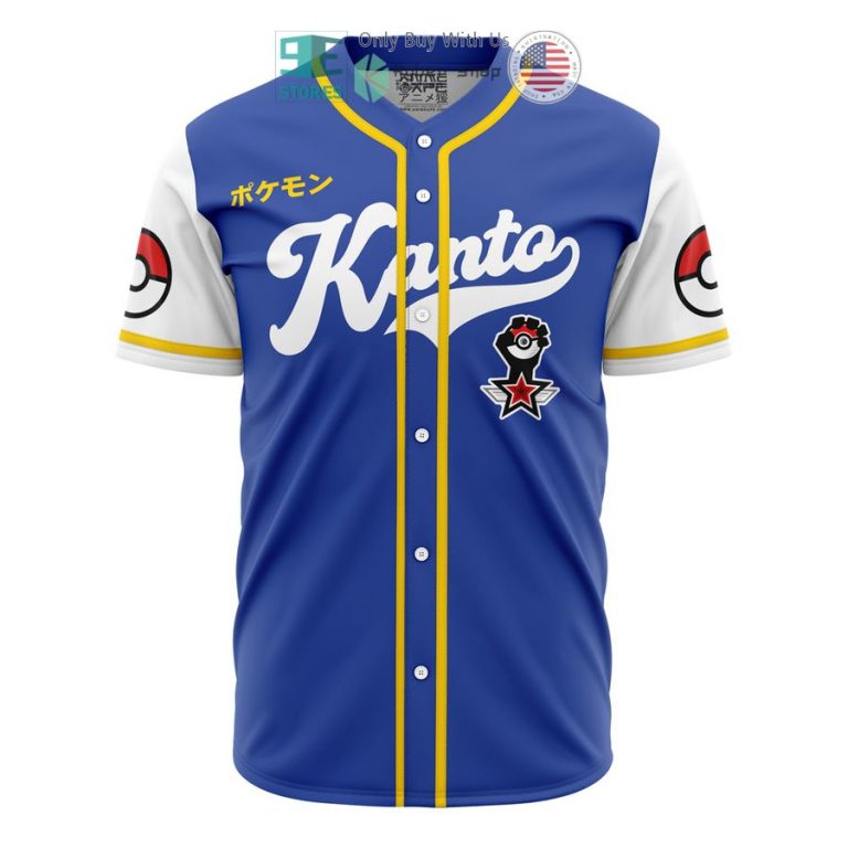 kanto trainer pokemon baseball jersey 1 45856