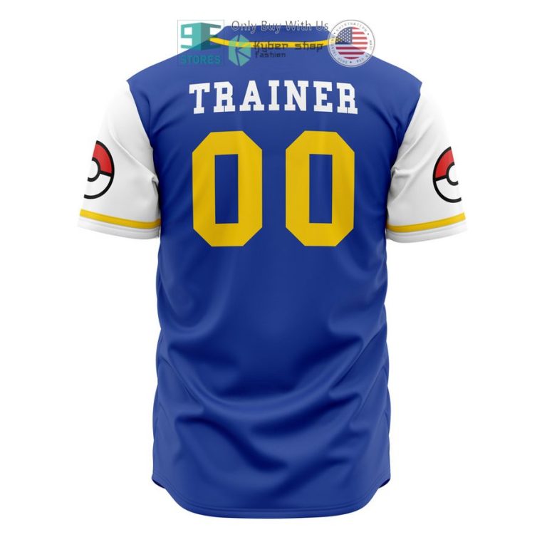 kanto trainer pokemon baseball jersey 3 32857