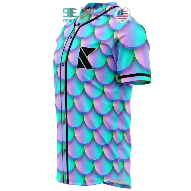 kaskade krew mermaid pattern baseball jersey 3 3194