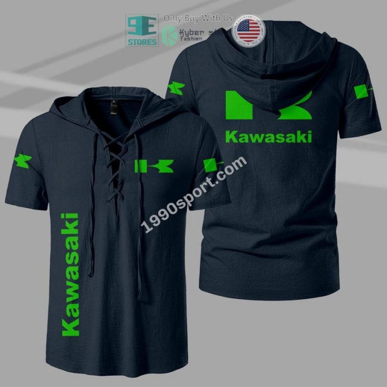 kawasaki brand drawstring shirt 3 6715