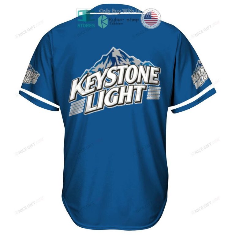 keystone light blue baseball jersey 3 91112