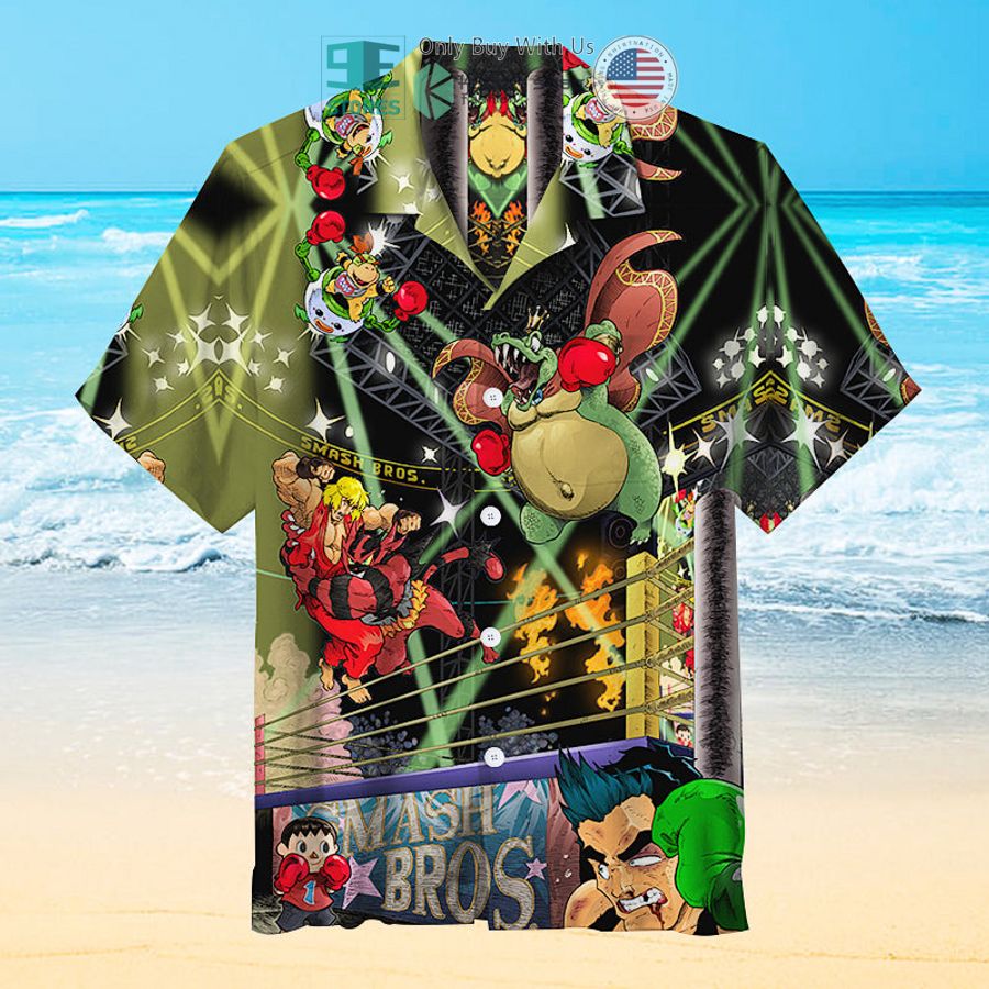 king k rool lets smash hawaiian shirt 1 90499