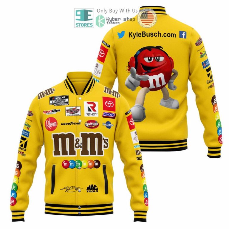 kyle busch mms baseball jacket 1 44764