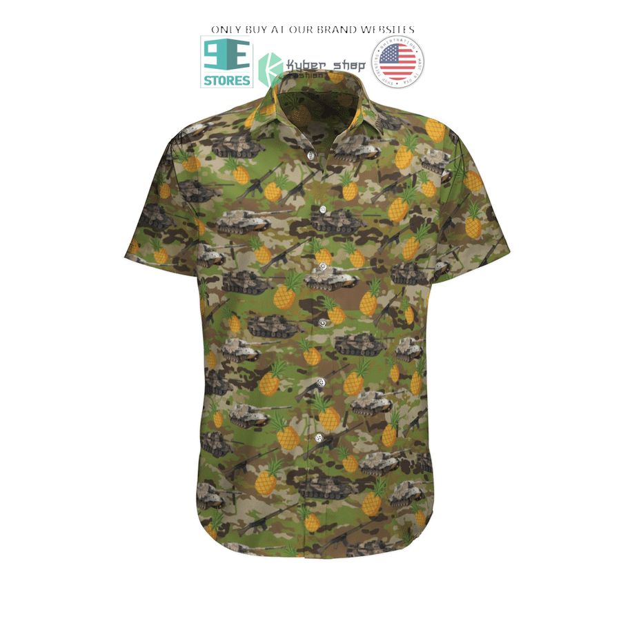 l1a1 as1 leopard australian army pineapple hawaiian shirt shorts 1 46902