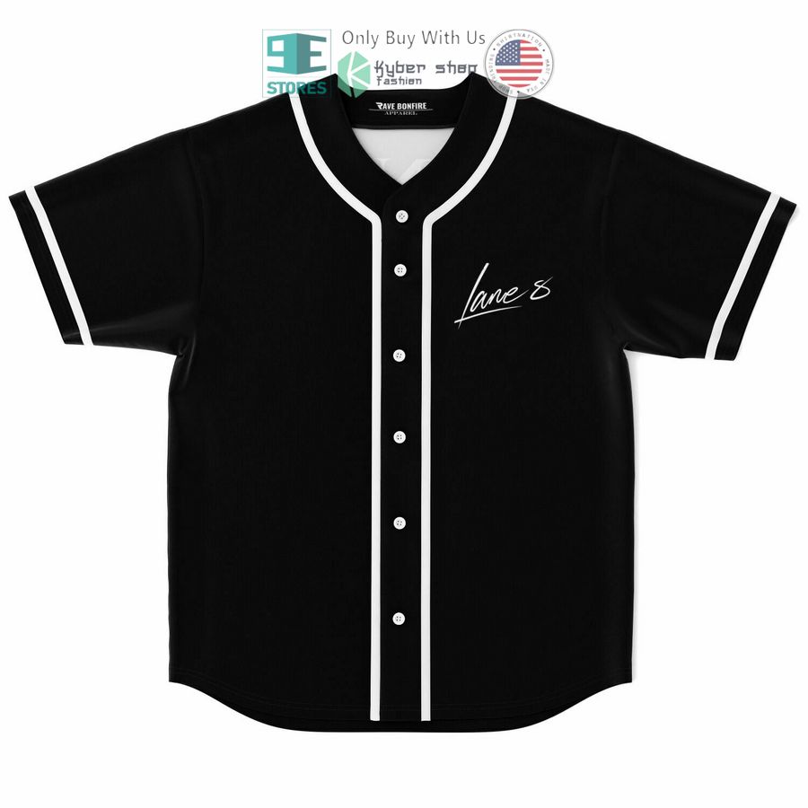 lane 8 black baseball jersey 1 84552
