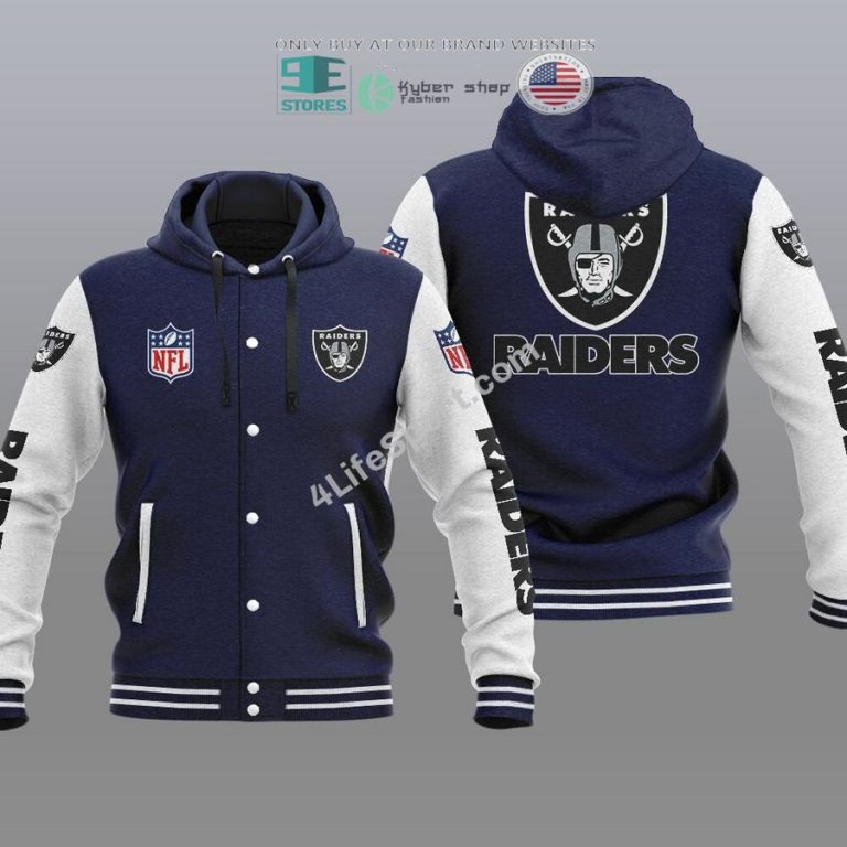 las vegas raiders baseball hoodie jacket 3 79157