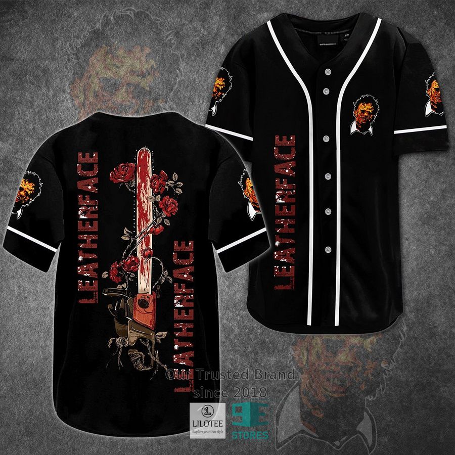 leatherface horror movie baseball jersey 1 90592