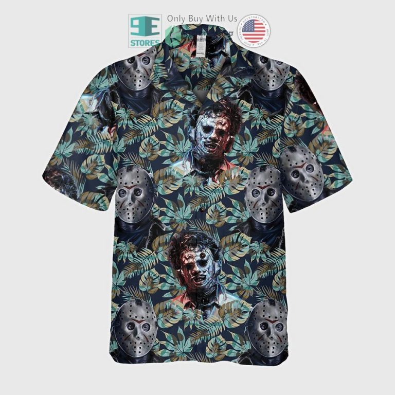 leatherface jason voorhees tropical hawaiian shirt 3 32067