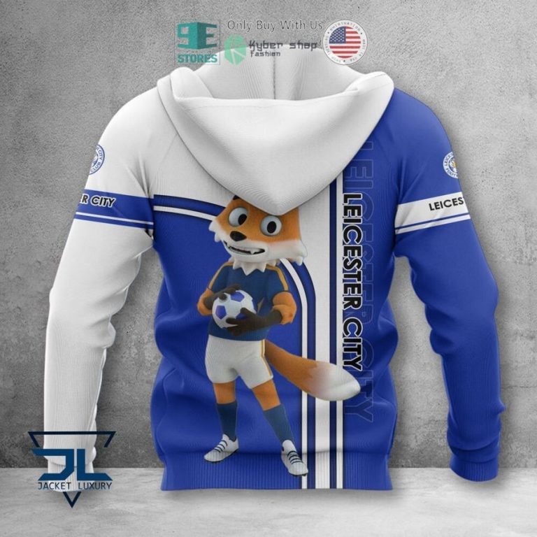 leicester city f c mascot 3d polo shirt hoodie 3 16771