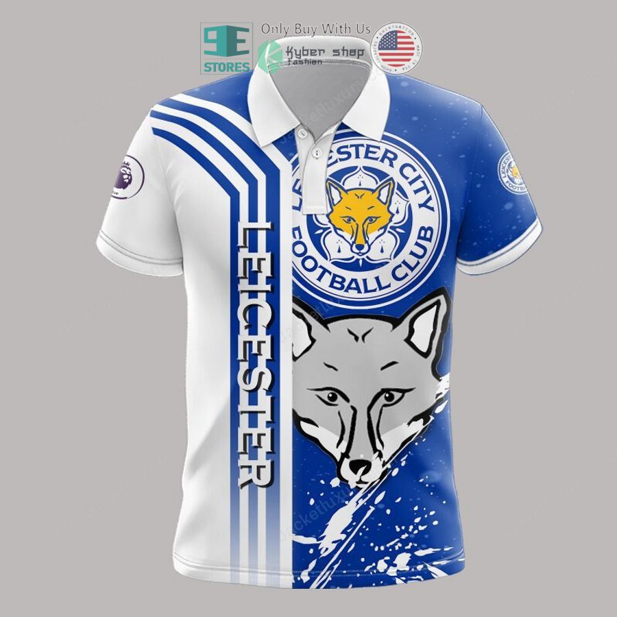 leicester city f c white blue 3d polo shirt hoodie 1 70406