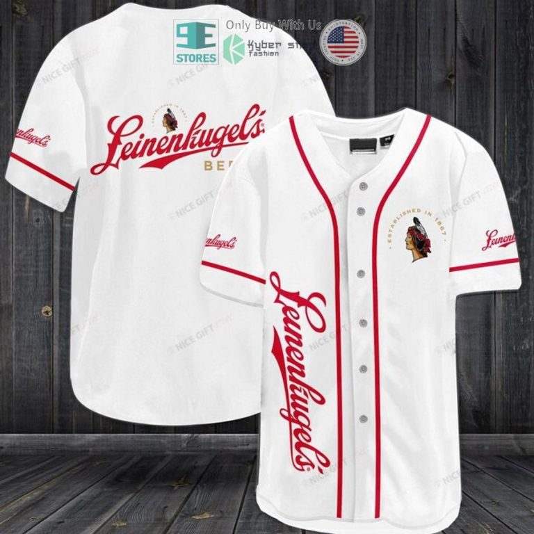 leinenkugels logo baseball jersey 1 94957