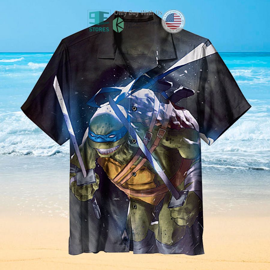 leonardo teenage mutant ninja turtles hawaiian shirt 1 32131